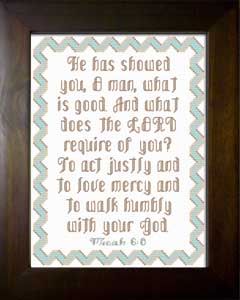 Walk Humbly - Micah 6:8